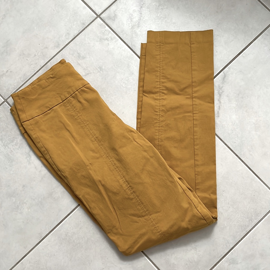 50% Salezac & Rachel Yellow Pants Size 6. E#582